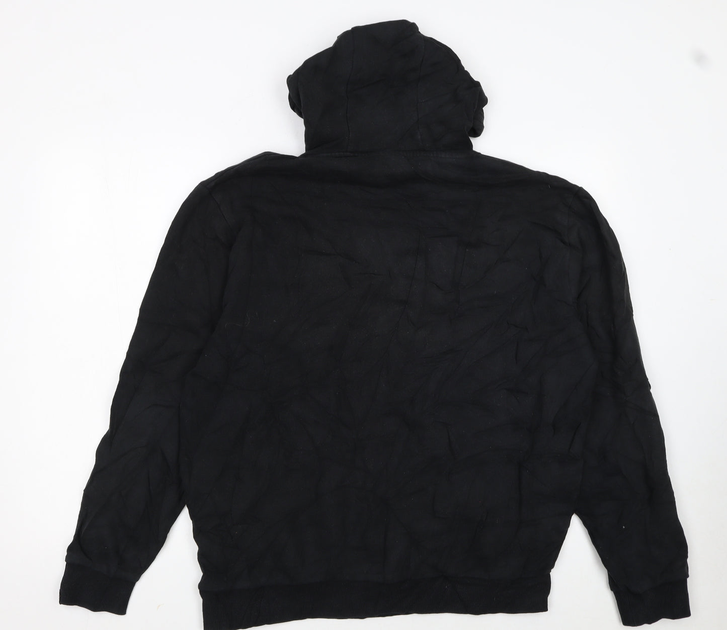 Ellesse Womens Black XL Pullover Hoodie with Gold Logo