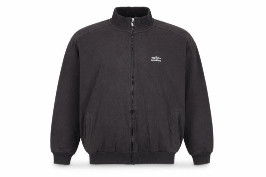 Umbro Men Black 2XL Track Jacket Full Zip Lightweight Sportswear