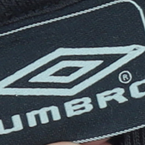 Umbro Men Black 2XL Track Jacket Full Zip Lightweight Sportswear