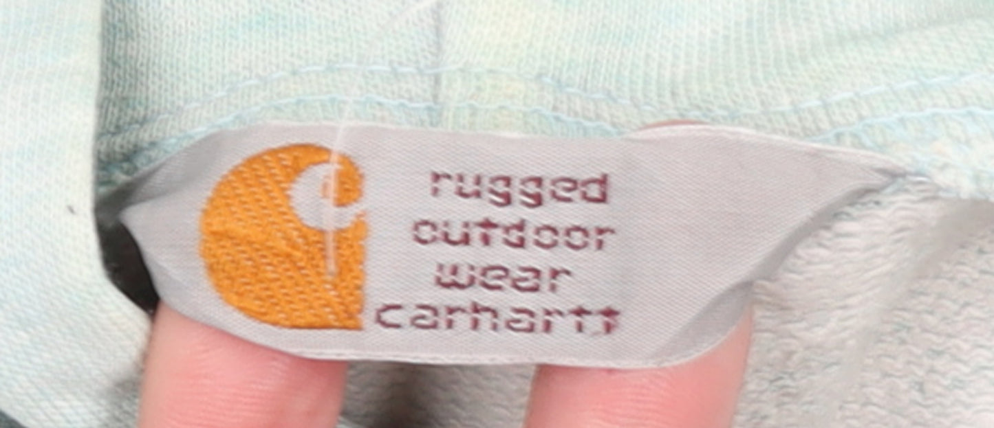 Carhartt Women’s Light Blue Full Zip Hoodie Size L
