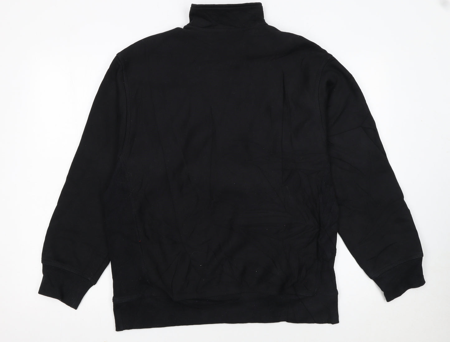 Carhartt Men’s Black 1/2 Zip Pullover Sweatshirt M Cotton Fleece