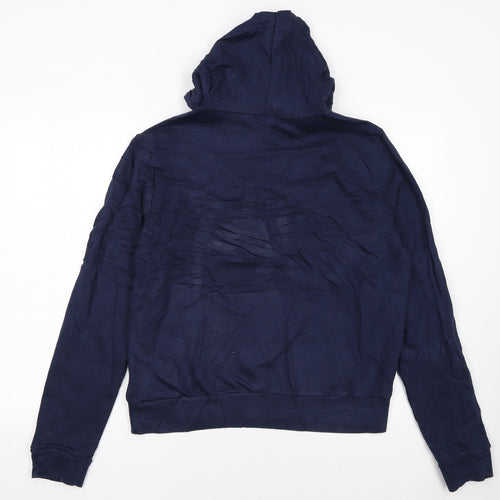 Reebok Women's Navy Pullover Hoodie Medium Casual Sportswear
