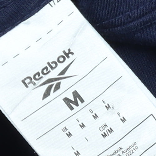 Reebok Women's Navy Pullover Hoodie Medium Casual Sportswear