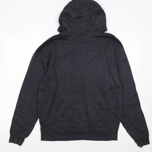 NBA Los Angeles Lakers Black Hoodie Women 2XS Pullover Cotton Blend