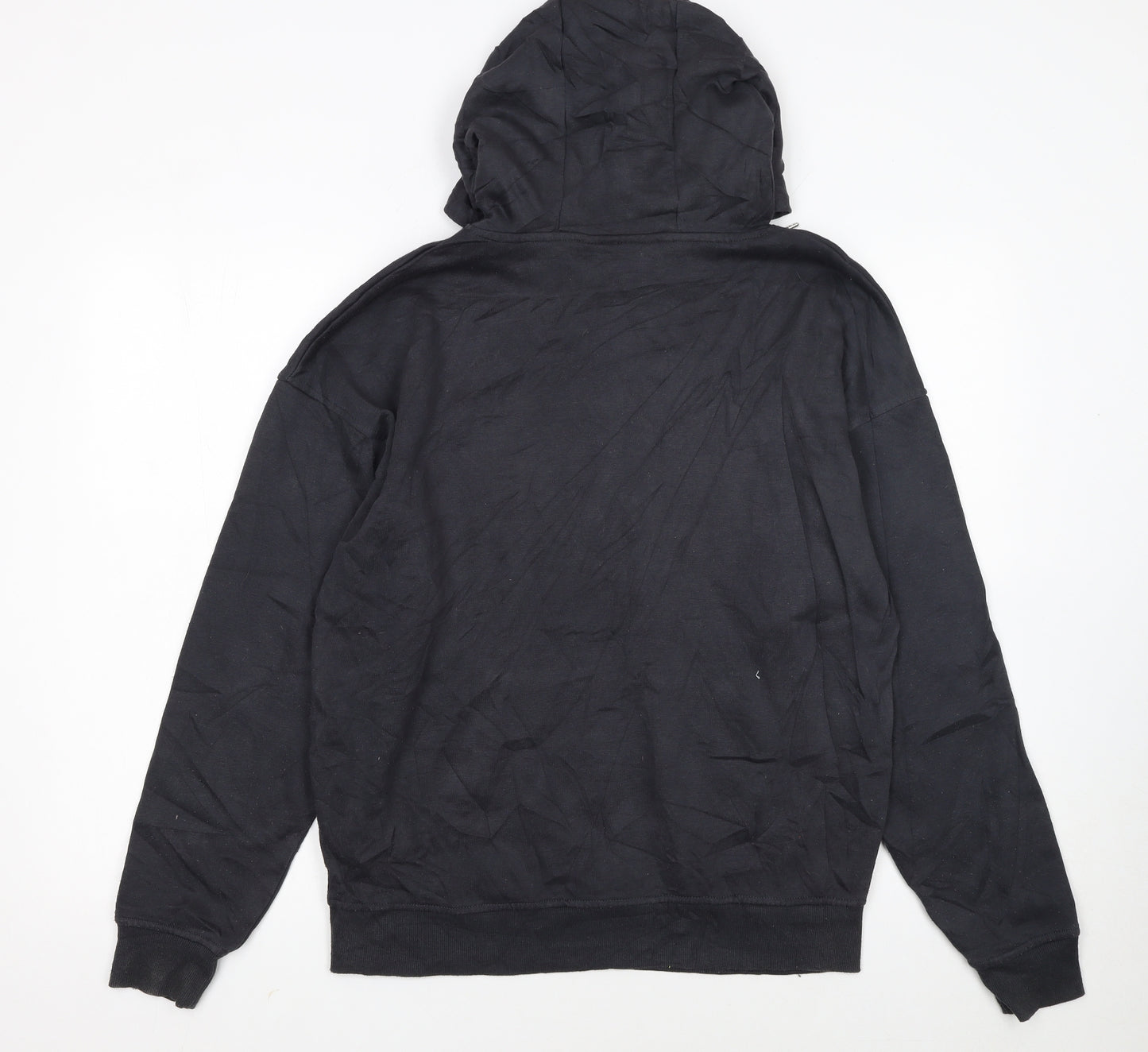 NBA Los Angeles Lakers Black Hoodie Women 2XS Pullover Cotton Blend