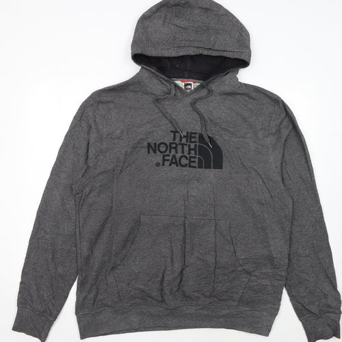 The North Face Men's Grey XL Pullover Hoodie with Logo