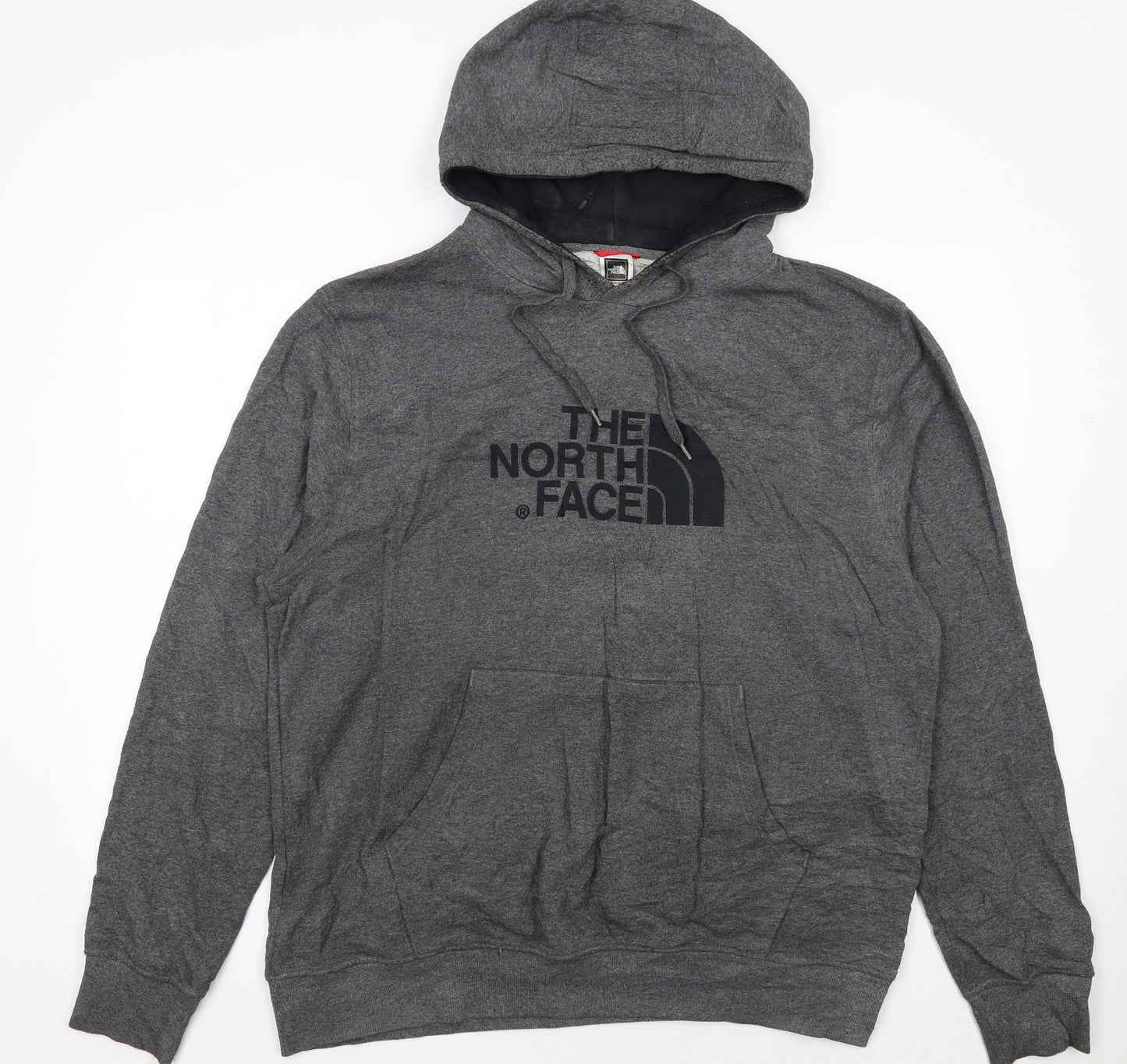 The North Face Men's Grey XL Pullover Hoodie with Logo