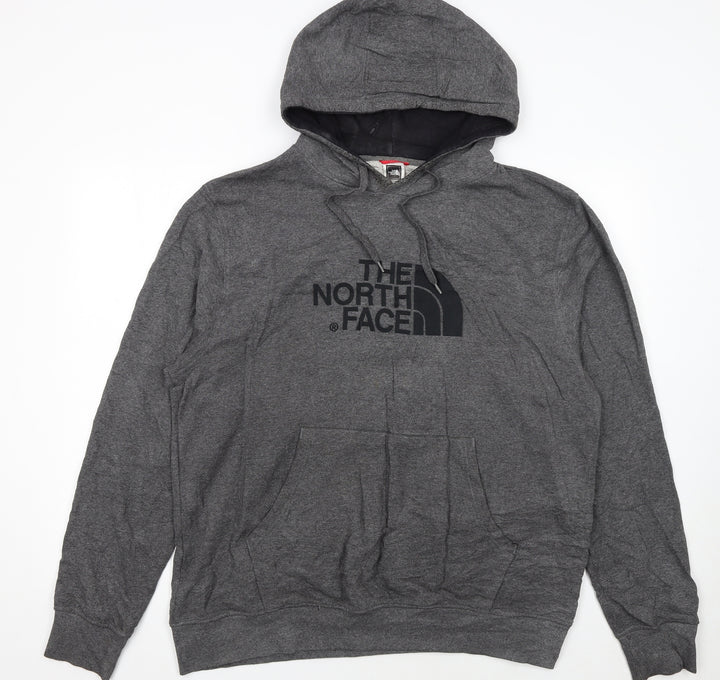 The North Face Men's Grey XL Pullover Hoodie with Logo