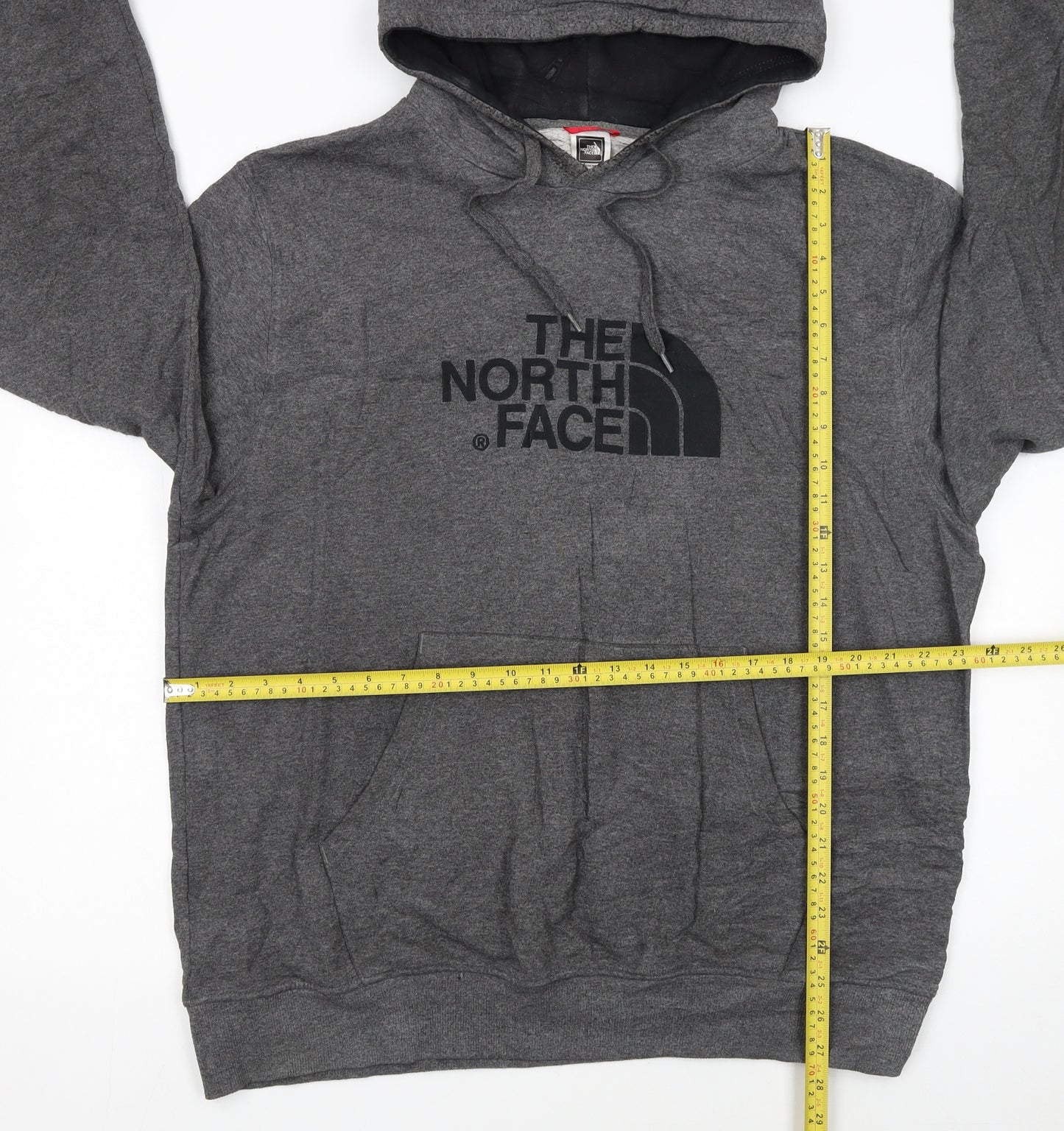 The North Face Men's Grey XL Pullover Hoodie with Logo