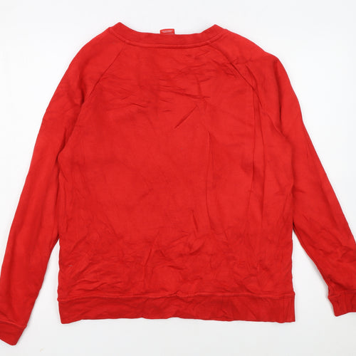 Nike Women's Red Air Pullover Sweatshirt Size S Classic Fit