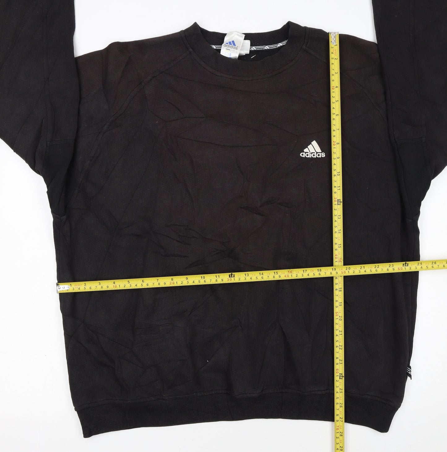 Adidas Men’s Black 2XL Pullover Crew Neck Sweatshirt