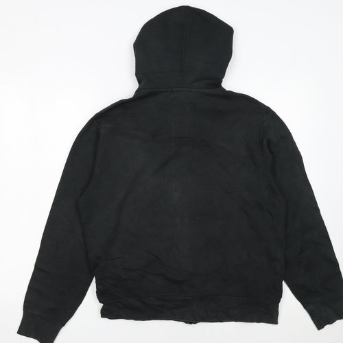 Polo Ralph Lauren Boys Black Full Zip Hoodie Size 18-20 Cotton Blend