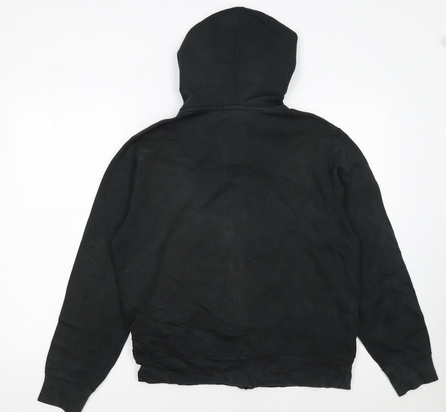Polo Ralph Lauren Boys Black Full Zip Hoodie Size 18-20 Cotton Blend