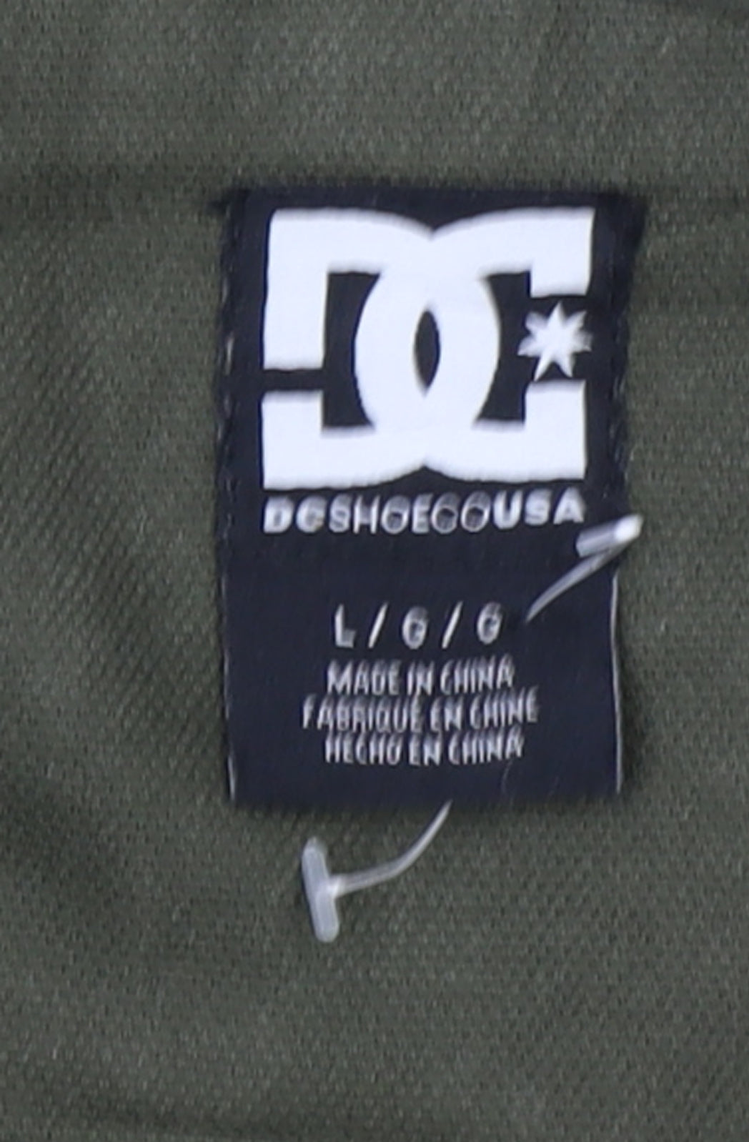 DC Shoes Men's Green Cotton Parka Jacket Hooded L