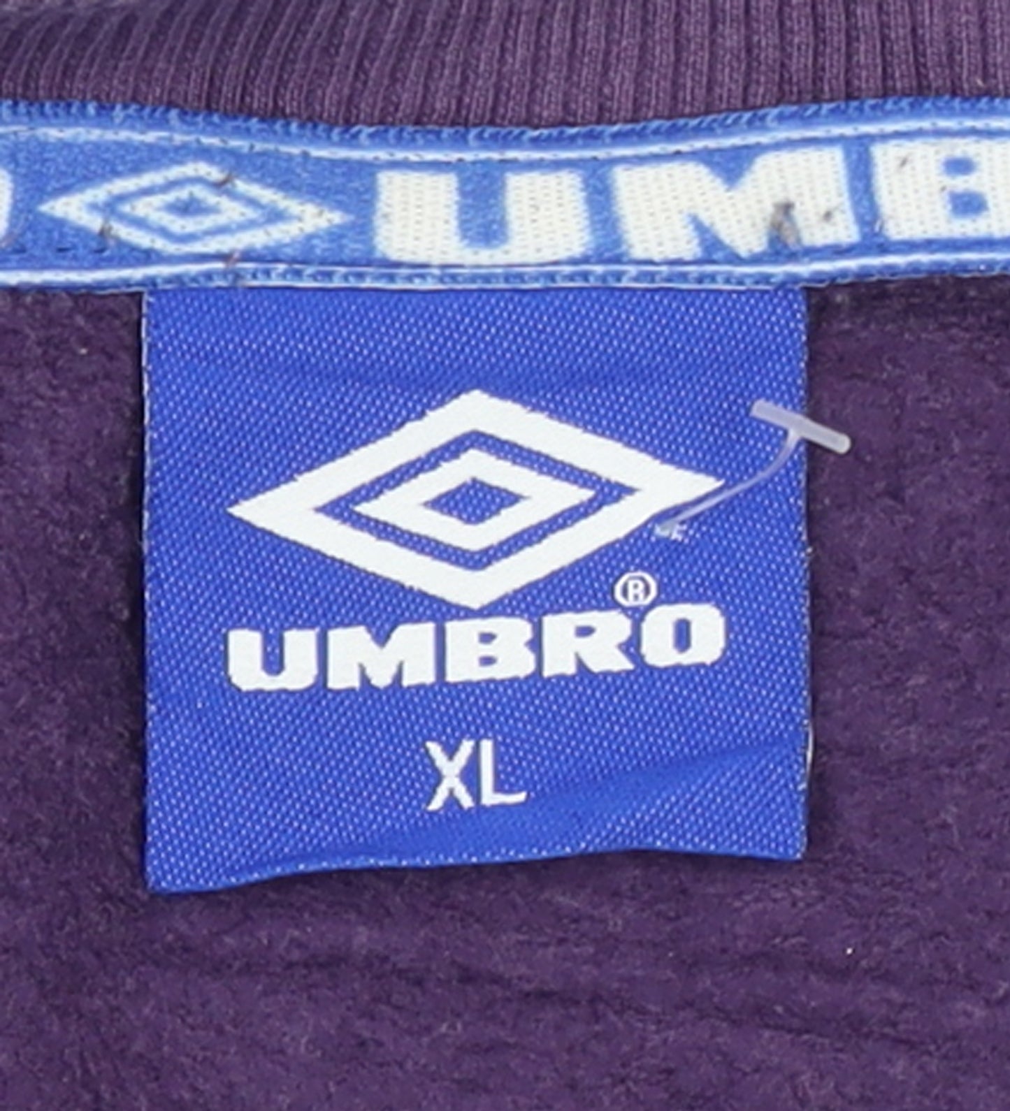 Umbro Men's Purple XL Pullover Sweatshirt Crew Neck Sportswear