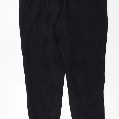 Fila Mens Black Jogger Trousers L Elastic Waist Casual