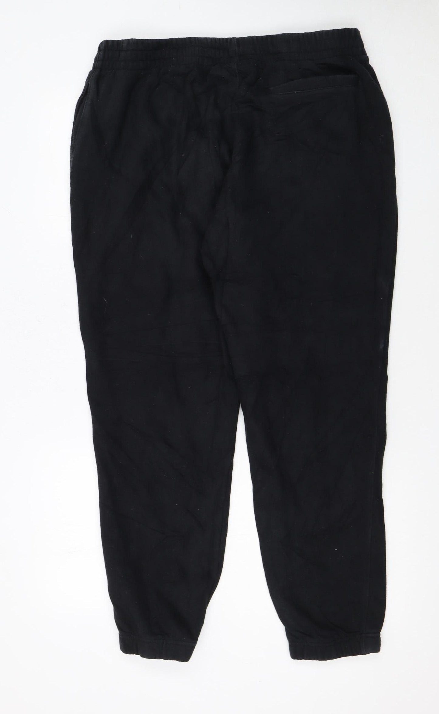 Fila Mens Black Jogger Trousers L Elastic Waist Casual