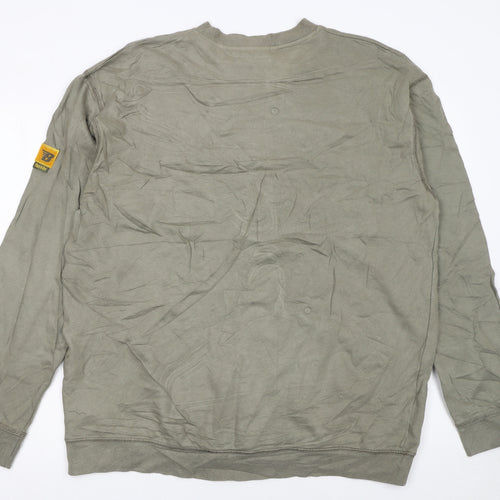 Bluetribe Men's Green XL Pullover Sweatshirt Crew Neck Cotton