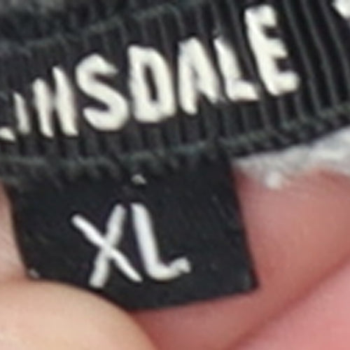 Lonsdale Men's Grey XL Pullover Hoodie with Logo Print