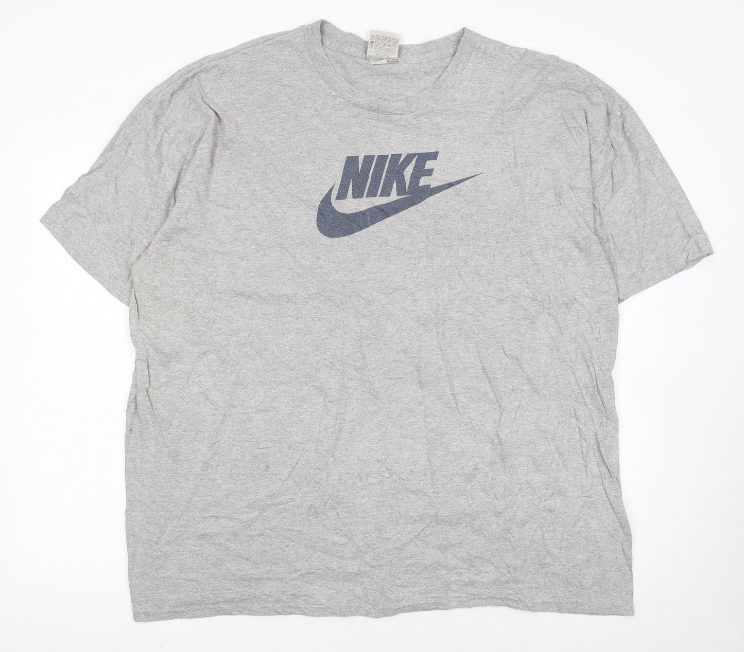 Nike Men’s Grey 2XL Sports Logo Graphic Cotton T-Shirt