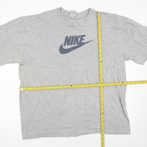 Nike Men’s Grey 2XL Sports Logo Graphic Cotton T-Shirt