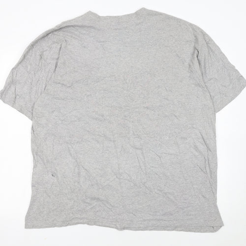 Nike Men’s Grey 2XL Sports Logo Graphic Cotton T-Shirt