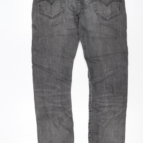 Levi's Premium Men's Grey Straight Regular Fit Denim Jeans W30 L34