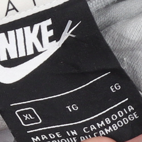 Nike Air Men's Grey Pullover Hoodie XL Sports Style