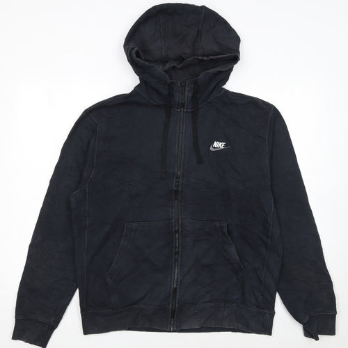 Nike Men's Black Full Zip Hoodie Size M Regular Fit