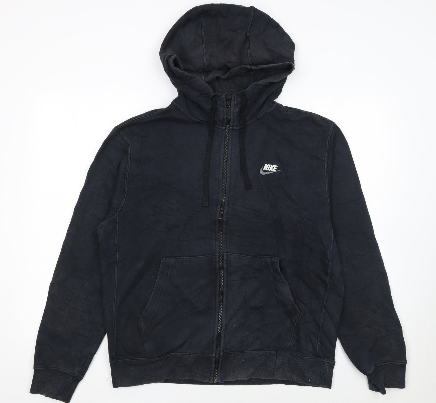 Nike Men's Black Full Zip Hoodie Size M Regular Fit