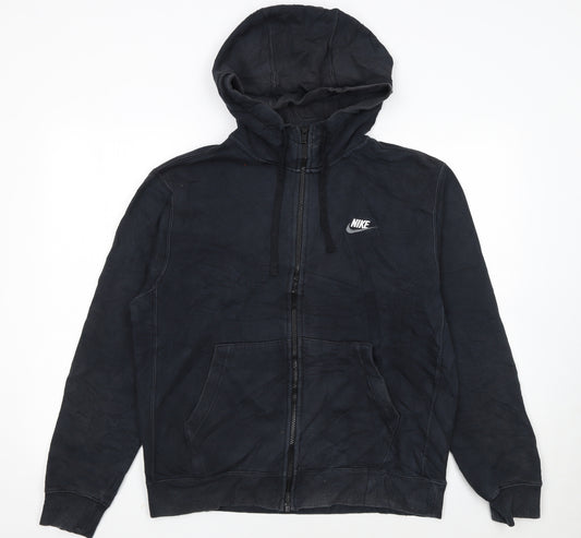 Nike Men's Black Full Zip Hoodie Size M Regular Fit