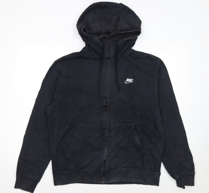 Nike Men's Black Full Zip Hoodie Size M Regular Fit