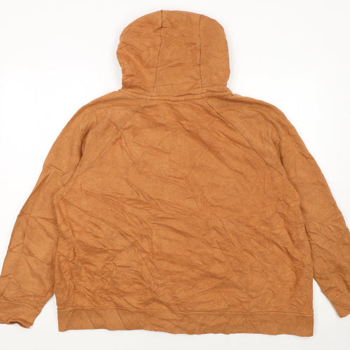 Nike Women's Brown Pullover Hoodie 1X Relaxed Fit