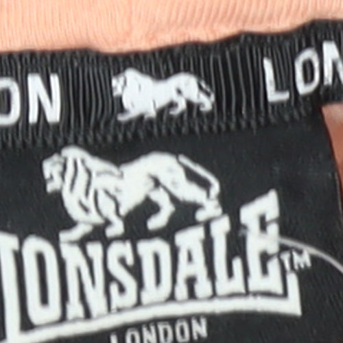 Lonsdale London Women's Peach Pullover Hoodie Size 8