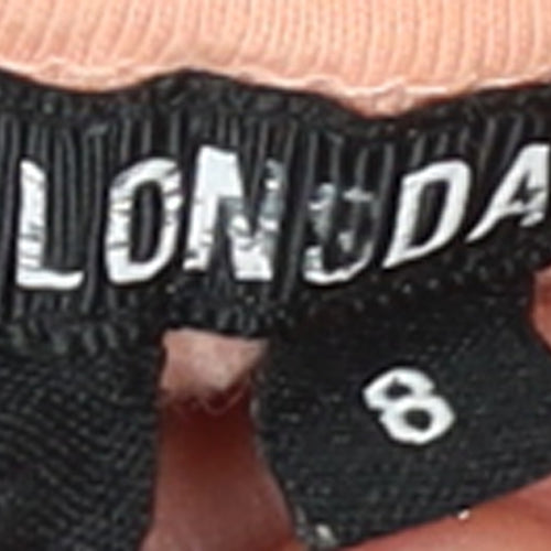 Lonsdale London Women's Peach Pullover Hoodie Size 8