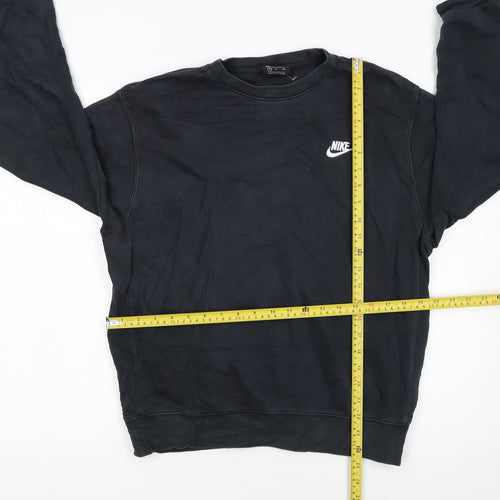 Nike Men's Black Small Pullover Crew Neck Sweatshirt