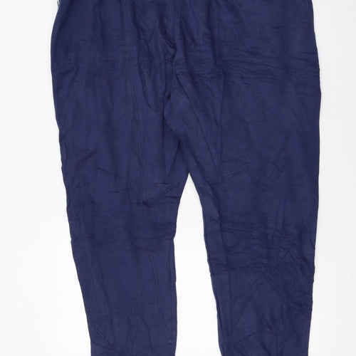 Nike Men's Blue 3XL Jogger Sweatpants with Logo Taping