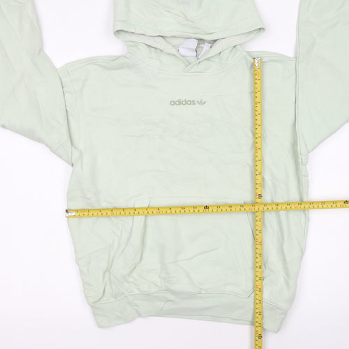 Adidas Women’s Mint Green Pullover Hoodie Size S – Classic Logo Sweatshirt