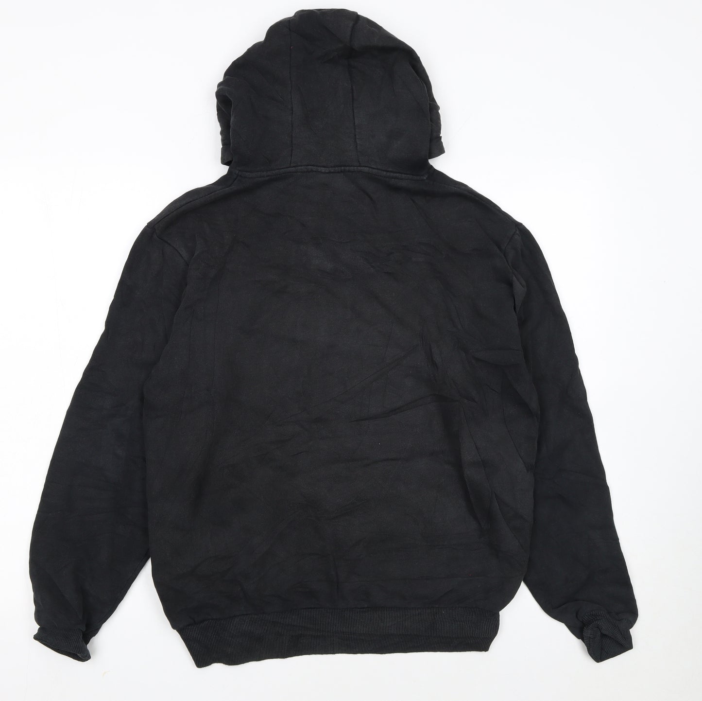 Ellesse Womens Black UK 12 Pullover Hoodie with Logo Front