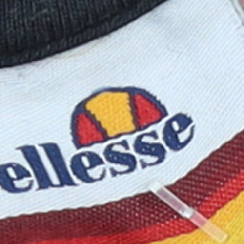 Ellesse Womens Black UK 12 Pullover Hoodie with Logo Front