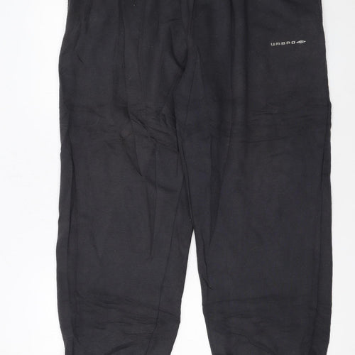 Umbro Men’s Black XL Sweatpants Casual Elastic Waist Trousers