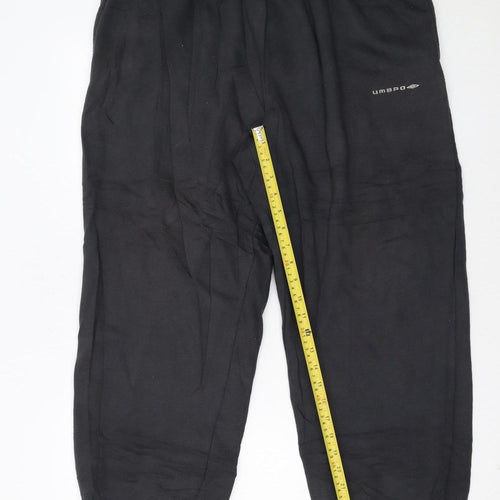 Umbro Men’s Black XL Sweatpants Casual Elastic Waist Trousers