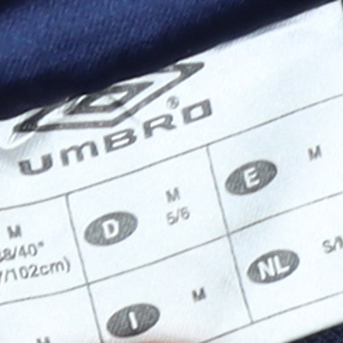 Umbro Men's Blue V-Neck Pullover Sweatshirt Size M Regular Fit