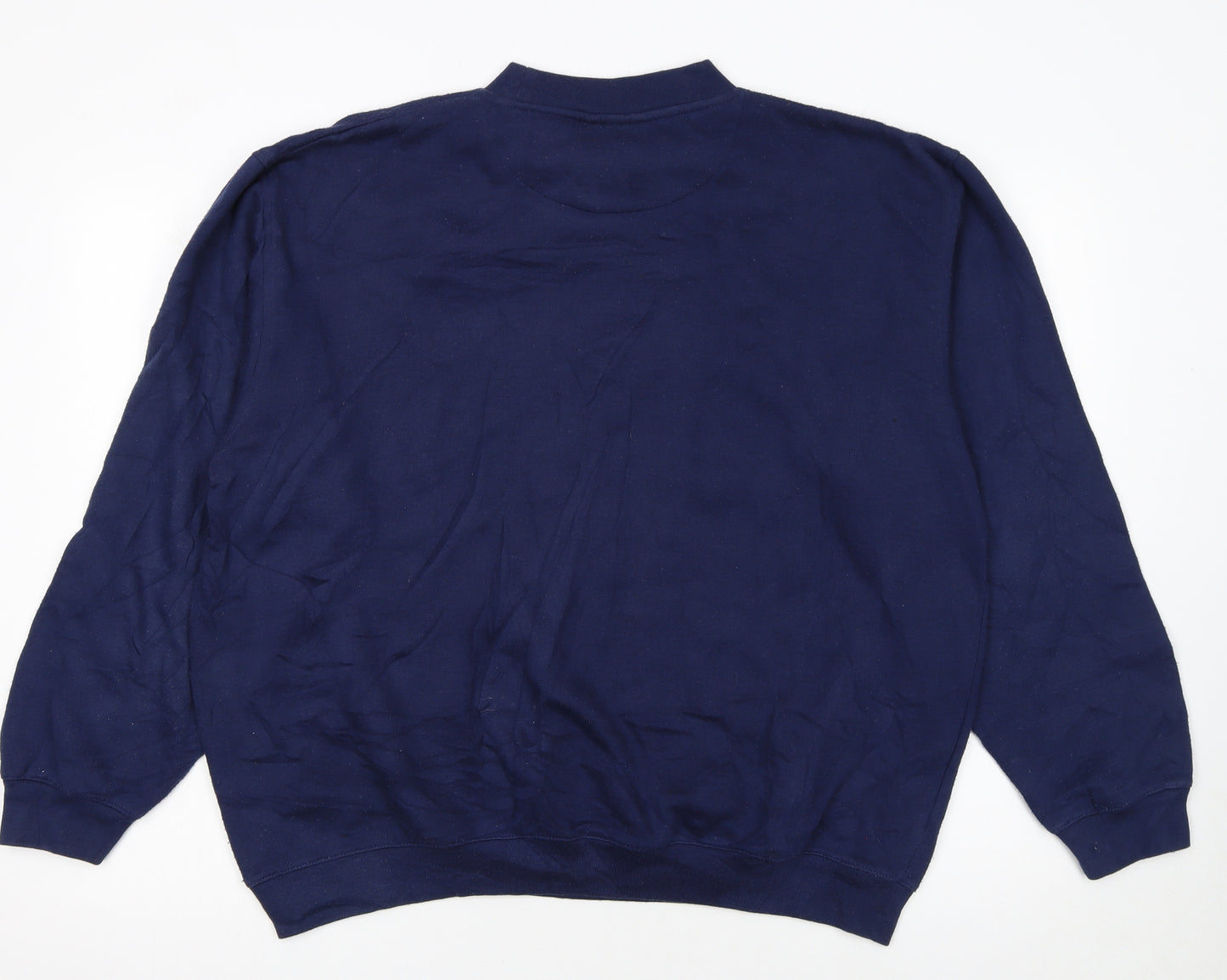 Umbro Men's Blue Large Crew Neck Pullover Sweatshirt