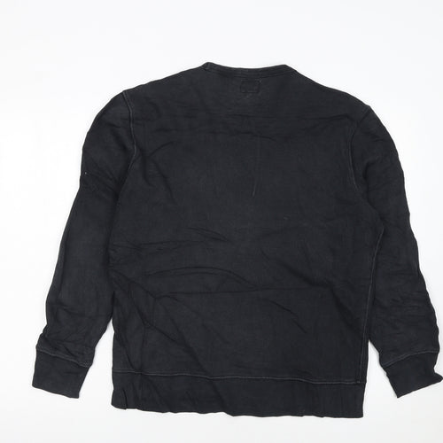 Levi's Women's Black Cotton Pullover Sweatshirt Medium