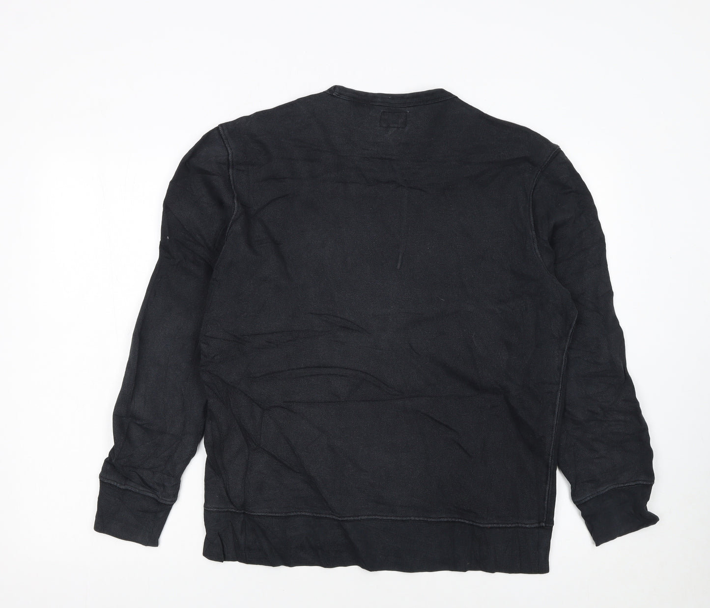 Levi's Women's Black Cotton Pullover Sweatshirt Medium