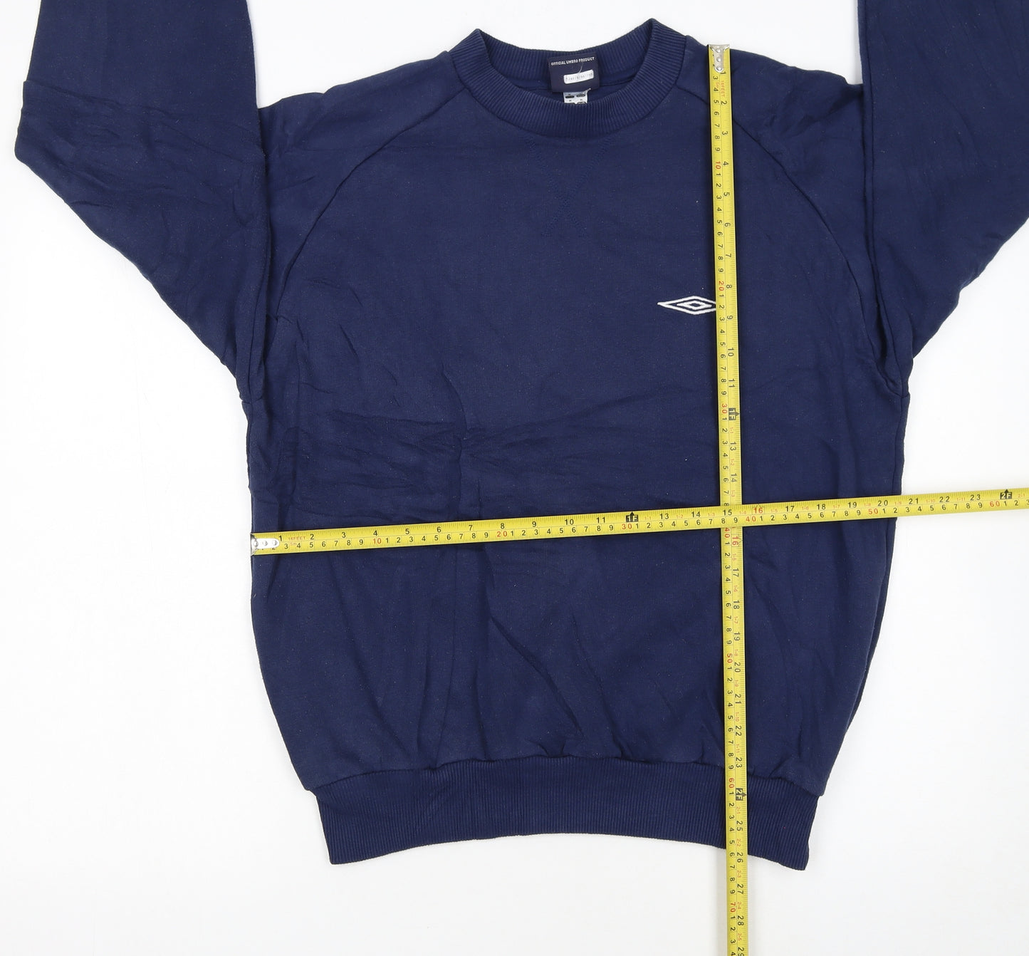 Umbro Men's Blue Medium Pullover Sweatshirt Crew Neck Sports