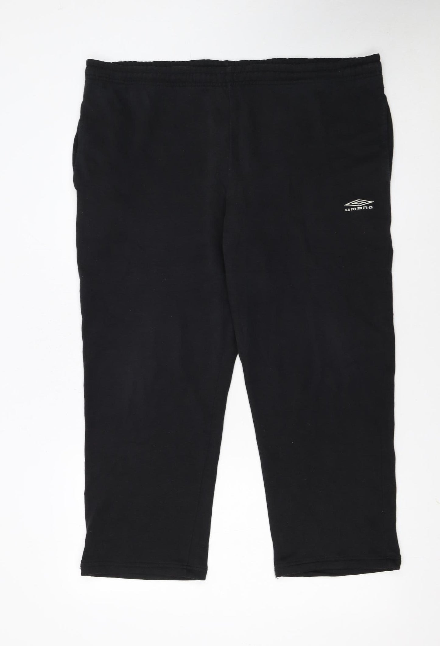 Umbro Men's Black Sweatpants M Regular Fit Fleece Trousers