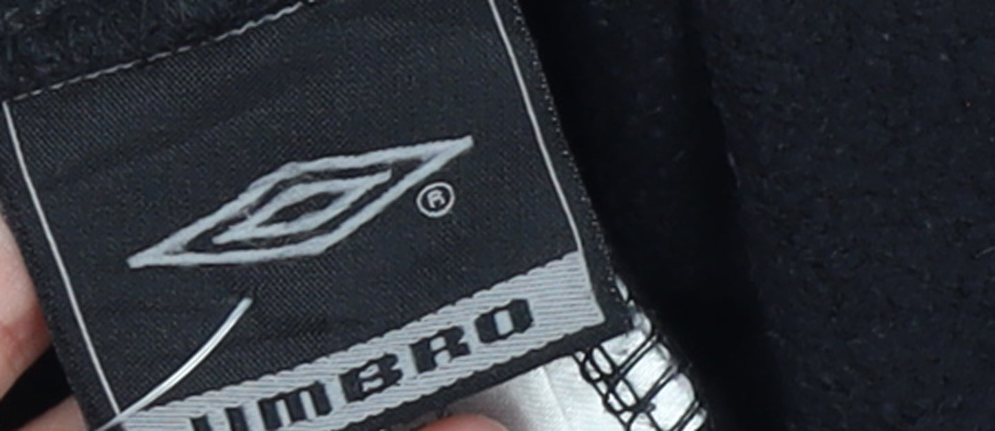 Umbro Men's Black Sweatpants M Regular Fit Fleece Trousers