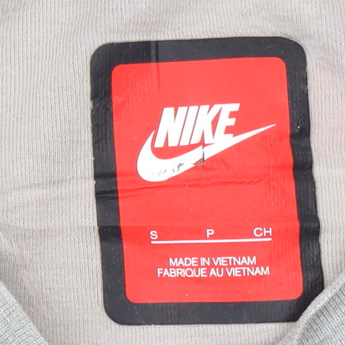 Nike Women's Grey Small Crew Neck Pullover Sweatshirt